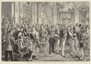 A Reception of the Corps Diplomatique at the Court of St James's (engraving) A Reception of the Corps Diplomatique at the Court of St James's (engraving)