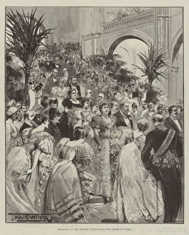 Reception at the Imperial Institute by the Prince of Wales (engraving) Reception at the Imperial Institute by the Prince of Wales (engraving)