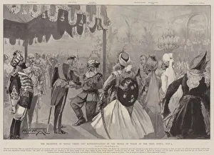 The Reception of Indian Chiefs and Representatives by the Prince of Wales at the India Office, 4 July (litho) The Reception of Indian Chiefs and Representatives by the Prince of Wales at the India Office, 4 July (litho)