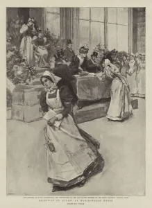 Reception of Nurses at Marlborough House (litho) Reception of Nurses at Marlborough House (litho)