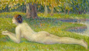 Reclining Woman; Femme Allongee, (oil on canvas) Reclining Woman; Femme Allongee, (oil on canvas)