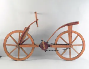 Reconstruction of da Vinci's design for a bicycle (wood) Reconstruction of da Vinci's design for a bicycle (wood)