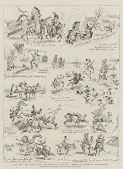 Red Shirt and Broncho Bill are invited to Hunt by a Master of Hounds in Hertfordshire (engraving) Red Shirt and Broncho Bill are invited to Hunt by a Master of Hounds in Hertfordshire (engraving)