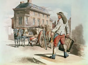 Refuse Collector, from Costumes of Great Britain, published by William Miller Refuse Collector, from Costumes of Great Britain, published by William Miller
