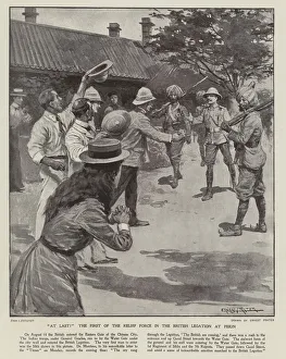 Relief of the Legation Quarter in Peking during the Boxer Rebellion (litho) Relief of the Legation Quarter in Peking during the Boxer Rebellion (litho)