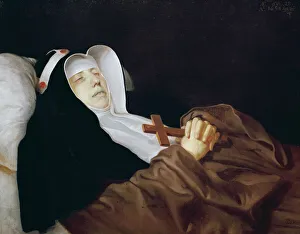 The Religious Order of Saint Bridget on her Deathbed, 1634 (oil on canvas) The Religious Order of Saint Bridget on her Deathbed, 1634 (oil on canvas)