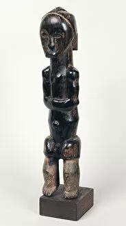 Related Images Collection: Reliquary figure, Fang Population, Gabon, 19th-20th century (wood)