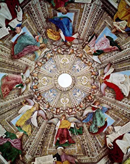 Representations of Prophetes and Angels Fresco by Melozzo da Forli (Melozzo degli Ambrosi Representations of Prophetes and Angels Fresco by Melozzo da Forli (Melozzo degli Ambrosi