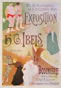 Reproduction of a poster advertising an Exhibition by H. G Reproduction of a poster advertising an Exhibition by H. G