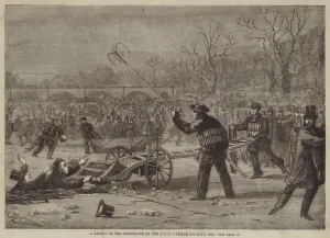 A Rescue on the Serpentine by the Royal Humane Society's Men (engraving) A Rescue on the Serpentine by the Royal Humane Society's Men (engraving)