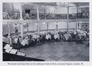 Restaurant and dance floor at the celebrated Cafe de Paris, Leicester Square, London Restaurant and dance floor at the celebrated Cafe de Paris, Leicester Square, London