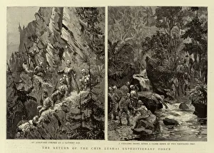 The Return of the Chin Lushai Expeditionary Force (engraving) The Return of the Chin Lushai Expeditionary Force (engraving)