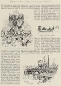 Return of Dr Nansen's North Pole Expedition (engraving) Return of Dr Nansen's North Pole Expedition (engraving)