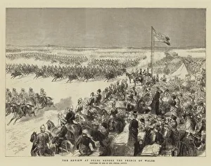 The Review at Delhi before the Prince of Wales (engraving) The Review at Delhi before the Prince of Wales (engraving)