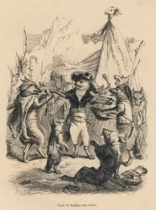 Revolution des loups et liberte et droit du loup. Vignettes illustrees par JJ Granville Revolution des loups et liberte et droit du loup. Vignettes illustrees par JJ Granville