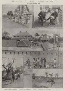 The Rising in Ashanti, Scenes at Kumasi (litho) The Rising in Ashanti, Scenes at Kumasi (litho)