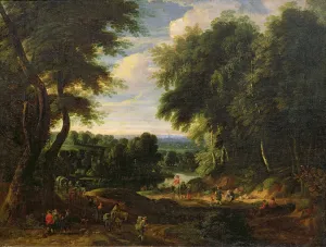The Road to Boitsfort from Auderghem and the Ten Reuken Pond (oil on canvas) The Road to Boitsfort from Auderghem and the Ten Reuken Pond (oil on canvas)