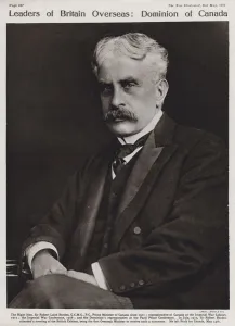 Robert Borden, Canadian politician and Prime Minister (b/w photo) Robert Borden, Canadian politician and Prime Minister (b/w photo)