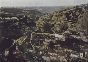 Roc-Amadour, Une vue du Causse de gramat (coloured photo) Roc-Amadour, Une vue du Causse de gramat (coloured photo)