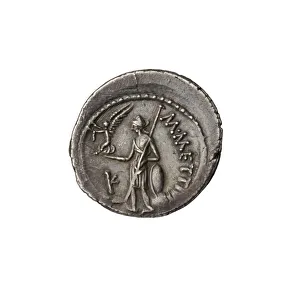 Roman Republican Coin from Rome, 44 BC (silver) Roman Republican Coin from Rome, 44 BC (silver)
