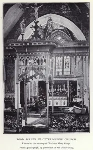 Rood screen in Otterbourne Church (b/w photo) Rood screen in Otterbourne Church (b/w photo)