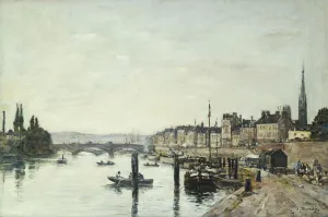 Rouen; La Seine et le Pont Corneill, 1895 (oil on canvas) Rouen; La Seine et le Pont Corneill, 1895 (oil on canvas)