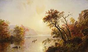 Rowing out of a Cove, 1878 (oil on canvas) Rowing out of a Cove, 1878 (oil on canvas)