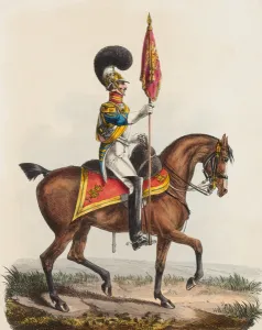 Royal Horse Guards, Blue, Officer, 1828 (lithograph) Royal Horse Guards, Blue, Officer, 1828 (lithograph)
