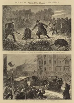 The Royal Marriage at St Petersburg (engraving) The Royal Marriage at St Petersburg (engraving)