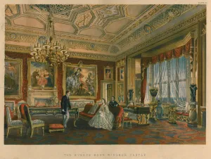 The Rubens Room, Windsor Castle, 1863 (colour litho) The Rubens Room, Windsor Castle, 1863 (colour litho)