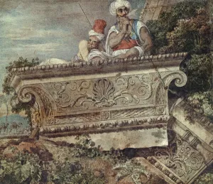 Ruins of the Temple of Apollo Didymaeus, 1765 (w/c, bodycolour, pen and ink on paper) Ruins of the Temple of Apollo Didymaeus, 1765 (w/c, bodycolour, pen and ink on paper)
