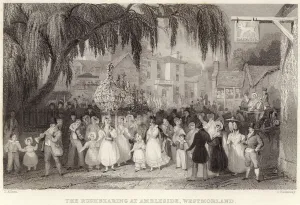 The Rushbearing at Ambleside, Westmorland (engraving) The Rushbearing at Ambleside, Westmorland (engraving)