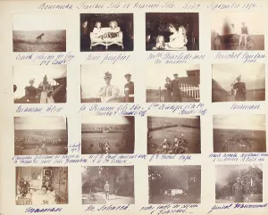 The Russian Imperial Family, page from an album of photographs, c The Russian Imperial Family, page from an album of photographs, c
