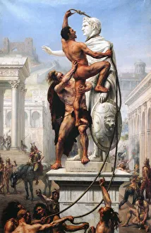 The Sack of Rome by Visigoths in 410, 1890 (oil on canvas) The Sack of Rome by Visigoths in 410, 1890 (oil on canvas)