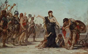 The Sacrifice to the Fatherland, 1879 (oil on canvas) The Sacrifice to the Fatherland, 1879 (oil on canvas)