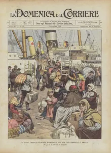 The Sad Departure From GenoThe Sad Departure From Genoa Of Farmers From Upper Italy Emigrating To America The Sad Departure From GenoThe Sad Departure From Genoa Of Farmers From Upper Italy Emigrating To America