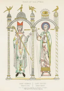Saint Germain and Saint Vincent (chromolitho) Saint Germain and Saint Vincent (chromolitho)