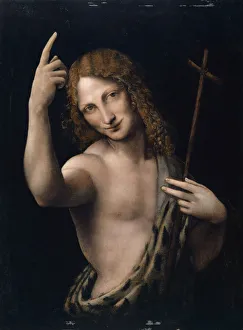 Saint John the Baptist, 1505-07 (oil on poplar wood) Saint John the Baptist, 1505-07 (oil on poplar wood)