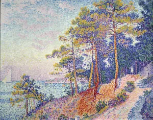 Saint Tropez says the customs trail Painting by Paul Signac (1863-1935) 1905 Sun Saint Tropez says the customs trail Painting by Paul Signac (1863-1935) 1905 Sun