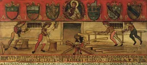Venetian Art And Culture Prints: The Oar Makers (panel)