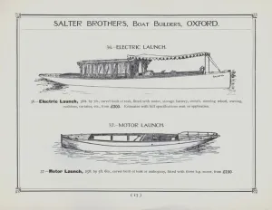 Salter Brothers, Boat Builders, Oxford (litho) Salter Brothers, Boat Builders, Oxford (litho)