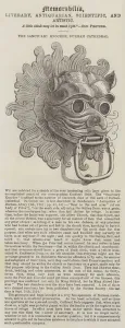 The Sanctuary Knocker, Durham Cathedral (engraving) The Sanctuary Knocker, Durham Cathedral (engraving)