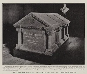 The Sarcophagus of Prince Bismarck at Friedrichsruh (b/w photo) The Sarcophagus of Prince Bismarck at Friedrichsruh (b/w photo)