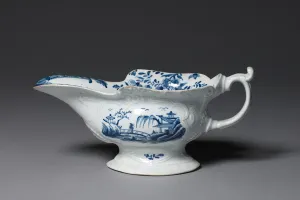 Sauce Boat, possibly by made by Worcester Porcelain Factory or Bristol Porcelain Factory Sauce Boat, possibly by made by Worcester Porcelain Factory or Bristol Porcelain Factory