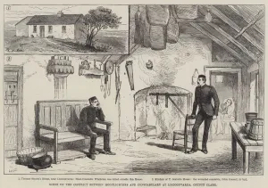 Scene of the Conflict between Moonlighters and Constabulary at Lisdoonvarna, County Clare (engraving) Scene of the Conflict between Moonlighters and Constabulary at Lisdoonvarna, County Clare (engraving)