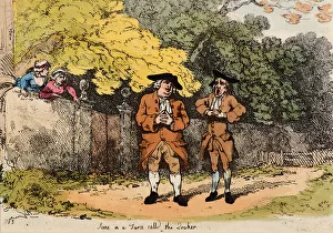 Scene in a Farce called the Quaker, 1783 (pen & wash) Scene in a Farce called the Quaker, 1783 (pen & wash)