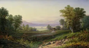 Scene near the Cherry Valley Mountains (oil on canvas) Scene near the Cherry Valley Mountains (oil on canvas)