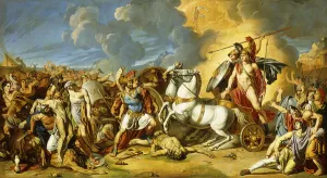 A Scene from the Trojan Wars (oil on canvas) A Scene from the Trojan Wars (oil on canvas)