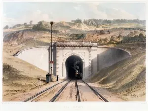 Tunnel Prints: Print of Brunel's box tunnel entrance near Bath