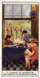 A Scout's Honour is to be trusted, 1929 (colour litho) A Scout's Honour is to be trusted, 1929 (colour litho)